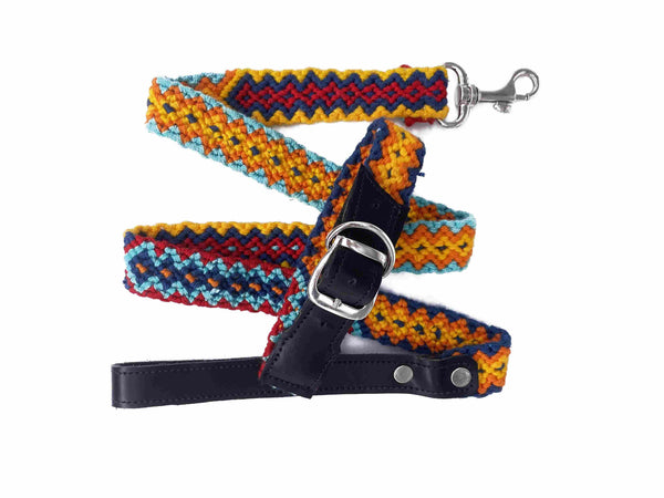 Collar Tabasco- ručně háčkovaný psí obojek - hand made dog leash - Wayana.eu