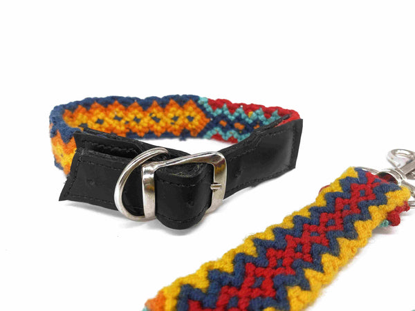 Collar Tabasco- ručně háčkovaný psí obojek - hand made dog leash - Wayana.eu